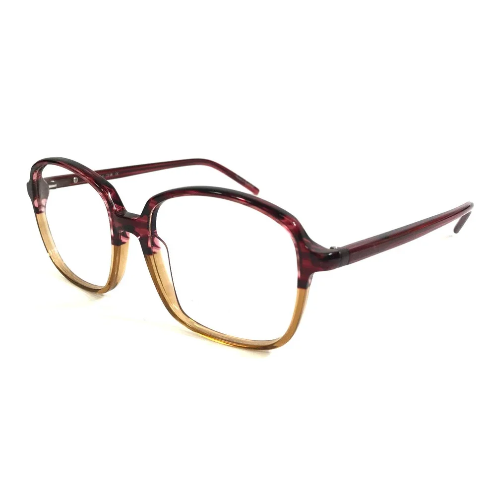 Tom Davies Eyeglasses Frames TD750 Col. 2258 Striped Red Brown Horn 52-17-140